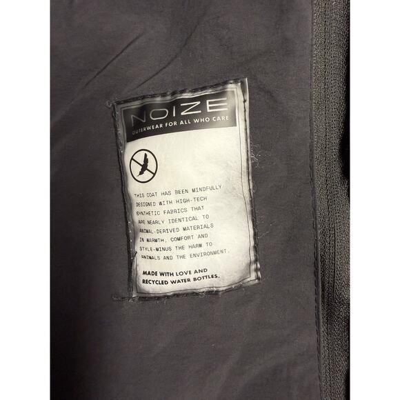 Noize Men's XXL Casper Midweight Hooded Puffer Jacket Black Winter Ski Jacket - Picture 10 of 16